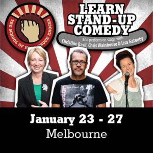 Learn stand-up comedy - January 23 to 27 at The Rubber Chicken