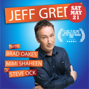 Jeff Green & Guests – Saturday 21 May – 7.30pm