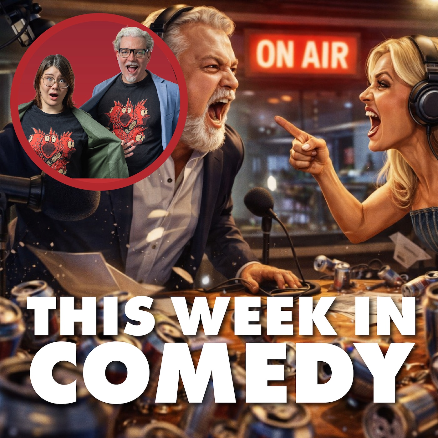 Featured image for “Episode 12: Radio tiffs, Seinfeld riffs and comedy conference”