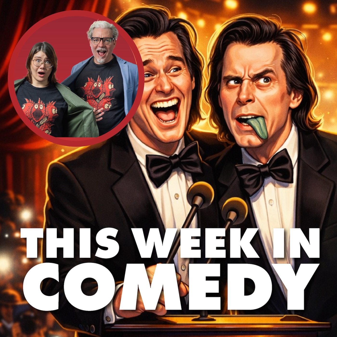 Featured image for “Episode 13: Lizard Jim Carrey and The Chaser’s Delmenico”