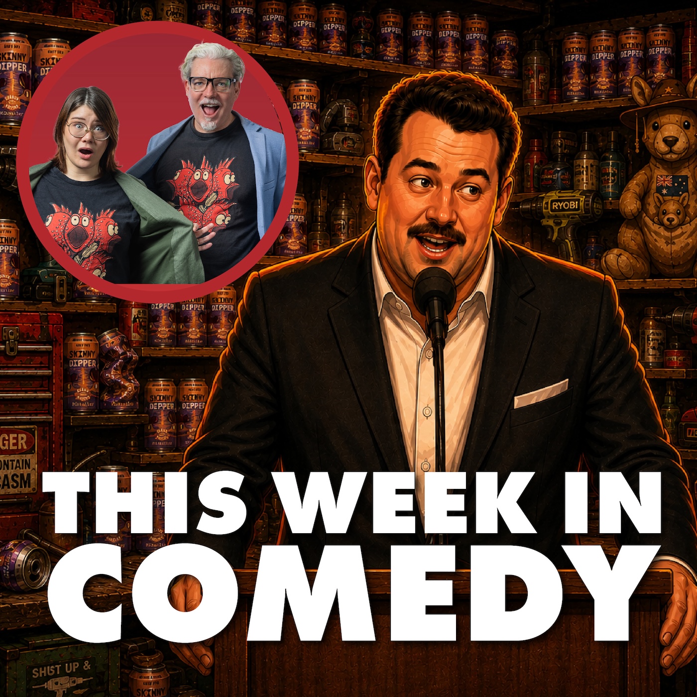 Featured image for “Episode 23: Rusty Berther, beer currency and US comedy roasts”